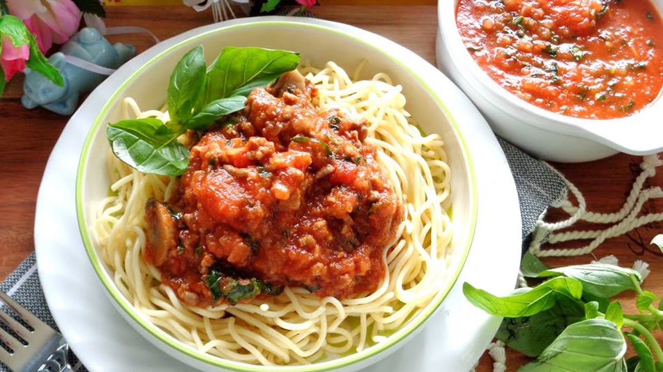 Tự làm sốt spaghetti thơm ngon hoàn hảo