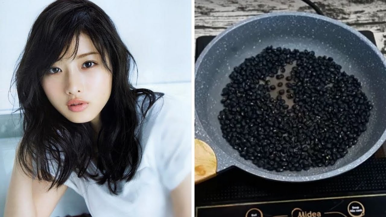 Học phụ nữ Nhật rang đậu đen làm trà uống 2 ly trước bữa ăn, eo thon, tóc giảm rụng lại trẻ lâu